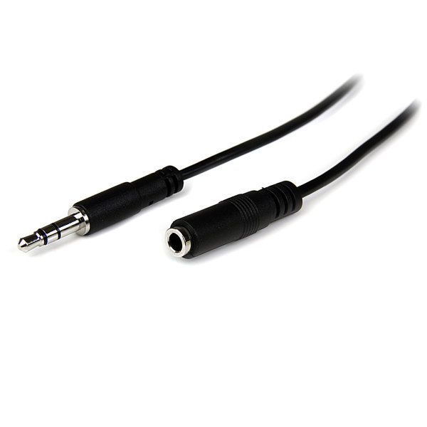 Startech.Com 1 Meter Slim Headphone Extension Cable / Cord MU1MMFS